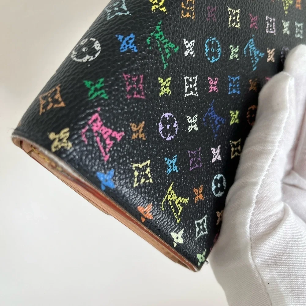 Auth LV Portefeuille Murikami wallet with 46”unbrand chain.